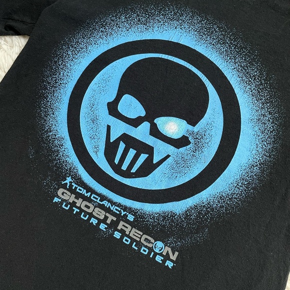 Men’s 2012 Tom Clancys ghost recon future soldier black graphic short sleeve tee - Picture 8 of 12